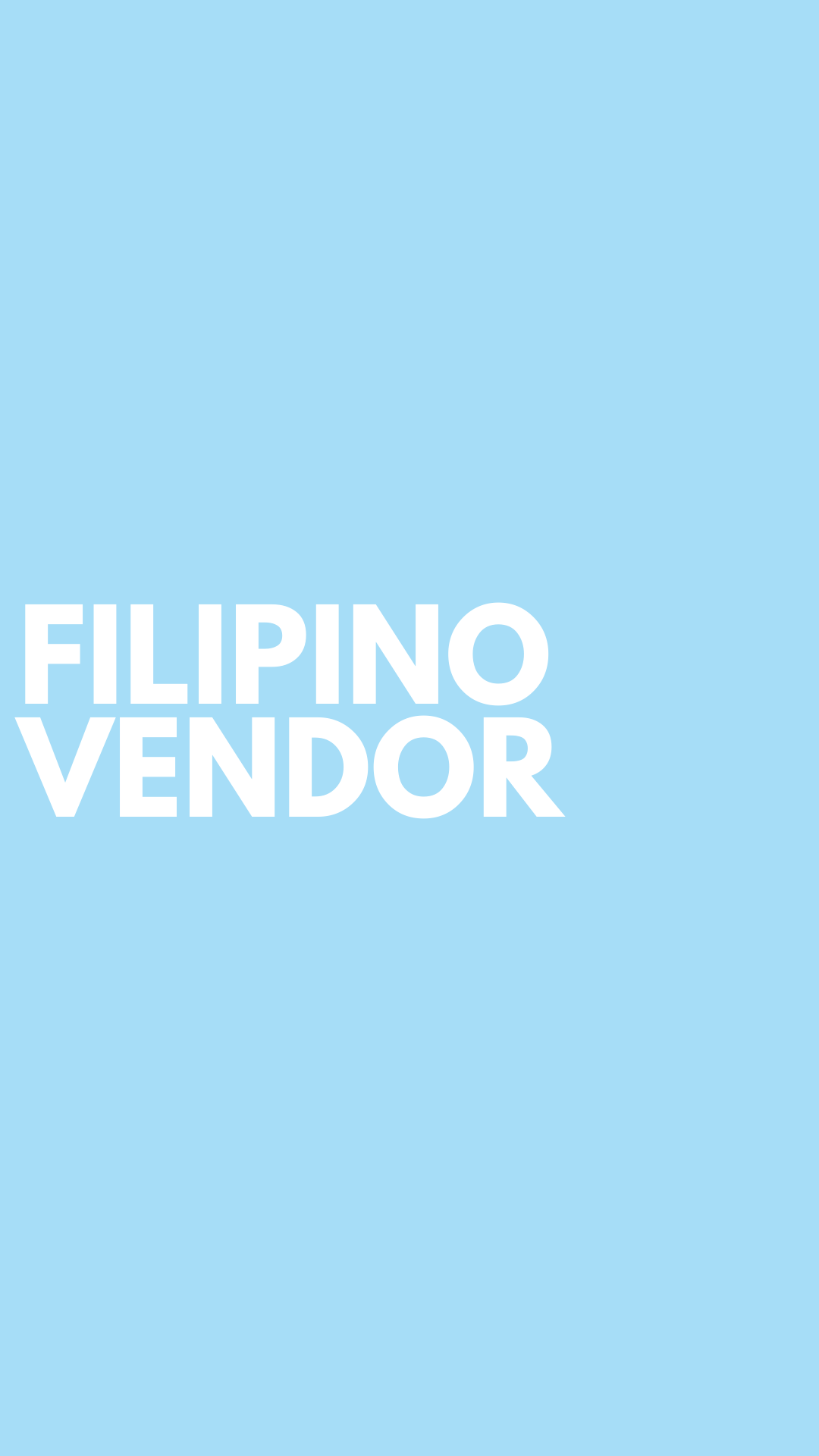 Filipino Vendor